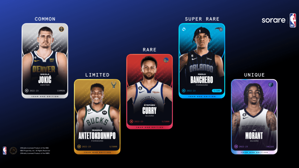 Sorare NBA選手カード